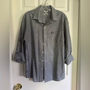 Men’s button down CU Boulder shirt